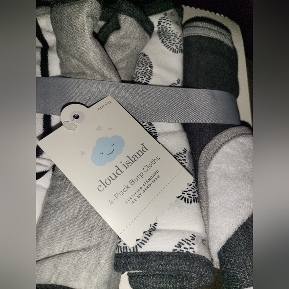 cloud island Accessories Nwt 4 Pack Burp Clothes Poshmark